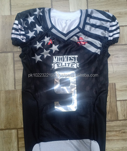Camisetas de Fútbol Americano Personalizables de Manga Corta, Transpirables, de Secado Rápido, Antibacterianas, Tallas Grandes, de Spandex/Poliéster, Deportivas - Product Image 1