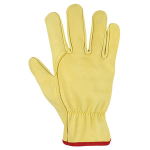 Gants de conduite en cuir de vache fendu personnalisés de meilleure qualité unisexe Gants de sécurité en cuir PU véritable pour motos et motards - Product Image 2