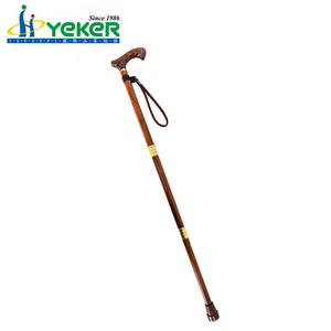Canne pliante portable personnalisable en bois pour la marche - Product Image 4