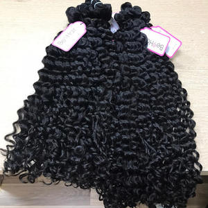 ที่มีคุณภาพสูงเวียดนามเวอร์จินเรมี่มนุษย์ต่อผมลึกหยักรวมกลุ่มเครื่องคู่ผ้าในราคาขายส่ง - Product Image 3