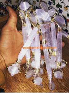 Selenite <span class=keywords><strong>Jade</strong></span> Roller pour le <span class=keywords><strong>visage</strong></span> Caractéristiques éclaircissant et avantages lifting Produit naturel pour les soins <span class=keywords><strong>de</strong></span> beauté - Product Image 4