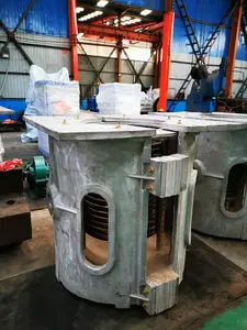 Scrap Metal Cast Steel 500kg 1000kg Crucible Induction Furnace Price Industrial Electric Melting Furnace For Sale
