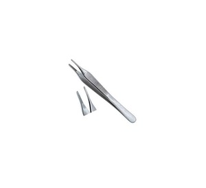 Pinces à motif fin de 8 pouces, 1x2 dents en acier inoxydable, 25 cm 9 3/4 - Product Image 6