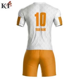 เสื้อฟุตบอลแบบเรียบสำหรับผู้ชาย สั่งทำได้ ชุดฟุตบอลสไตล์ทีมชาติ  ชุดกีฬา  บรรจุภัณฑ์แบบ Air Wear ดีไซน์ USA พร้อมส่งแบบดรอปชิปปิ้ง - Product Image 3