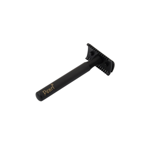 Custom/Madhav Metal Synthetic Metal Double Edge Safety <b>Razor</b> with Brass Handle and Stainless Steel Blade for <b>Men</b> - Product Image 1