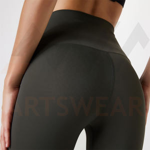 Ropa de correr de cintura alta para mujer, licra, poliéster, gimnasio, Fitness, nuevo estilo, Color sólido, mallas de la mejor calidad, 2022 - Product Image 5