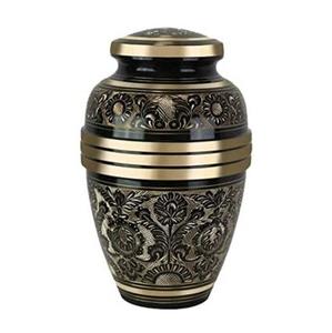 Urnas de cremación de Metal, urna de metal de estilo europeo para cenizas humanos, recuerdo de urnas para cenizas de humanos, venta al por mayor de la India - Product Image 1