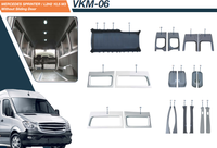 Kits d'isolation sous vide ABS durables de haute qualité pour véhicules utilitaires Model 3 Sprinter, accessoires pour camping-cars, minibus, fourgonnettes, noir