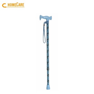 Bastón de Senderismo Plegable de Aleación de Aluminio Ajustable para Exteriores con Mango en T y Punta de Goma, Capacidad de 250 Libras, Longitud de 100 cm - Product Image 6