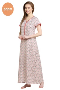 Camisón de algodón para mujer - Product Image 3