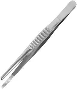 Hot Sale Goraya German Dressing Thumb Forceps Surgical Tweezer Stainless Steel CE ISO Approved