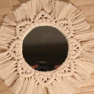 High QualityMacrame <b>Mirror</b> Wall Hanging - Product Image 1