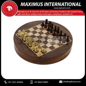 Tuyệt Vời Bằng Gỗ Trong Nhà Cờ Vua Trò Chơi Quà Tặng Du Lịch Bàn Cờ Bộ Trò Chơi Cho Trẻ Em Và Người Lớn - Product Image 5