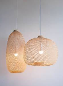 Lampe suspendue en bambou sur mesure pour mariage et restaurant - Product Image 3