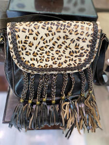 Sac à bandoulière en cuir pour femmes, pochette élégante à la mode, avec imprimé d'animaux, - Product Image 2