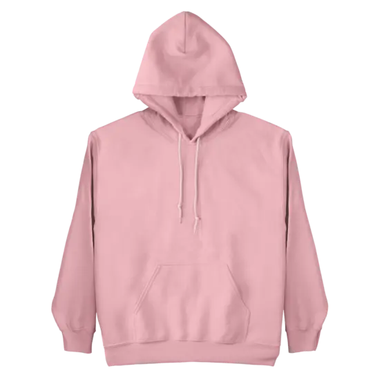 Roze Dames Trui Unisex Sweatshirt Met Capuchon Effen Kangoeroe Sweatshirt Zonder Print Hoodie