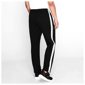 กางเกงวิ่งขายาวสำหรับผู้ชายกางเกงกีฬาลำลองสำหรับใส่ทำงานสีพื้นมีลายทาง2025ล่าสุด - Product Image 2