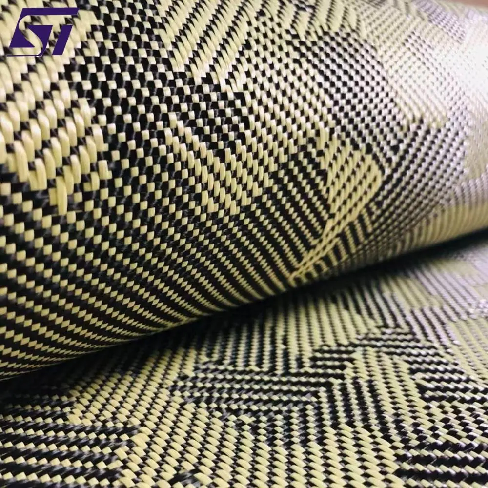 Hot selling Beautiful Camouflage Carbon aramid fabric Aramid carbon cloth Jacquard aramid fabric