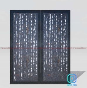 Portes d'intérieur romantiques, beaux motifs du Vietnam, - Product Image 2