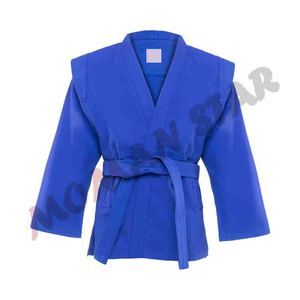 เครื่องแบบ Sambo GI สีน้ำเงินชุดศิลปะการต่อสู้ตามสั่ง - Product Image 5