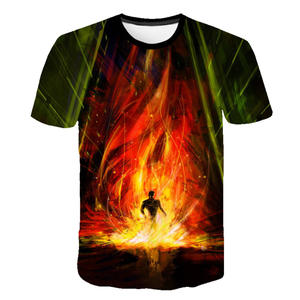 Camiseta de diseño gráfico 3D, camiseta de manga corta con cuello redondo, diseños en 3D, gran oferta - Product Image 3