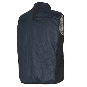 Custom Men's Quilted Vest Body <b>Warmer</b> with Funnel <b>Neck</b> Vest Waistcoat Lightweight Padded Outdoor Winter Gilt - Product Image 2