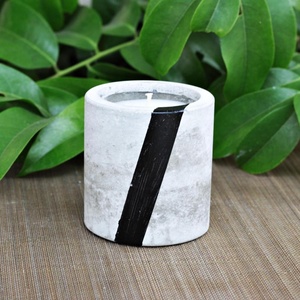 เทียนพาราฟินทรงกลมในโถแก้วตกแต่งบ้านหลากสี - Product Image 3
