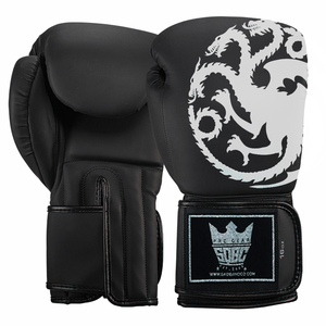 Guante de boxeo de piel de vaca auténtica Retro Pro con logotipo personalizado de nuevo diseño de fabricante - Product Image 1