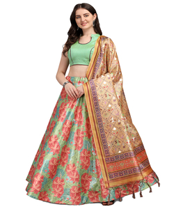 ชุดปาร์ตี้ lahenga choli เสื้อผ้าพื้นเมืองชุดเสื้อผ้าสำหรับสตรี - Product Image 3