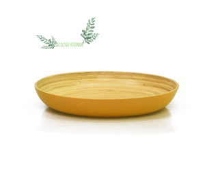 Assiettes et bols en bambou tourné de haute qualité au meilleur prix pour une utilisation à la cuisine à la maison, à l'hôtel, au restaurant - Product Image 1