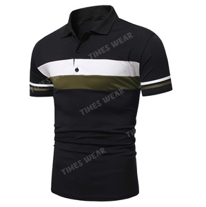 Camisetas personalizadas para hombre, Polo de algodón con Panel de contraste, el mejor precio, hechas en la fábrica de Pakistán - Product Image 4