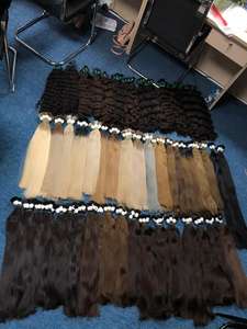 Cheveux remy à la mode russe, naturels, extensions de cheveux humains, cuticules, Super double drawn - Product Image 4