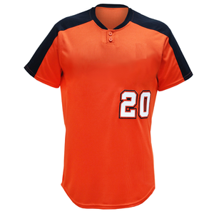 ชุดกีฬาสำหรับผู้ใหญ่ พิมพ์ลายดิจิทัล โพลีเอสเตอร์/คอตตอน แห้งเร็ว ระบายอากาศได้ดี สำหรับนักเบสบอลและซอฟต์บอล พร้อมโลโก้แบบกำหนดเอง - Product Image 1