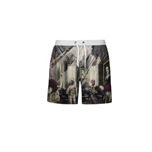 Men's Premium Quality 100% Cotton Comfortable Stylish Shorts Breathable Custom Sublimation Printing Mid Drawstring High Street - Product Image 1