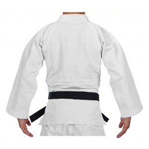 Kimono de judo de qualité supérieure, dernier style, uniforme blanc, unisexe, disponible en gros à prix d'usine bon marché - Product Image 2