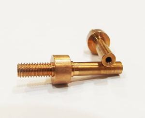 Bouchon en laiton usinage de haute précision Mini tour composants CNC en aluminium broche ronde - Product Image 6