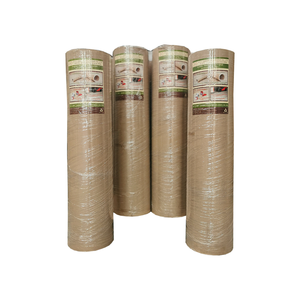 Papel de protección de suelo reciclado, utilizado para proteger el suelo de derrames, tráfico de pies y sobre pulverización, color marrón de fábrica - Product Image 1