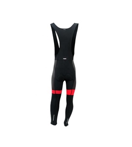 Custom Men Cycling Bib Tights Winter Bike Trouser Padded <b>Thermal</b> Long <b>Leggings</b> Quick Dry Breathable Windproof Anti Bacterial - Product Image 2