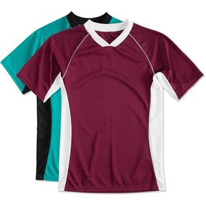 Ensemble de maillot de football pour homme bleu et blanc à col en V, manches courtes, polyester respirant, uniforme de football pour adulte, toutes saisons - Product Image 4
