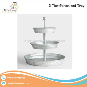 Base para Pastel de Metal Galvanizado con Acabado Antiguo, Tamaño Estándar, Ecológica, Nuevo Diseño, Decorativa, para Mesa, Uso Doméstico y Comercial - Product Image 5