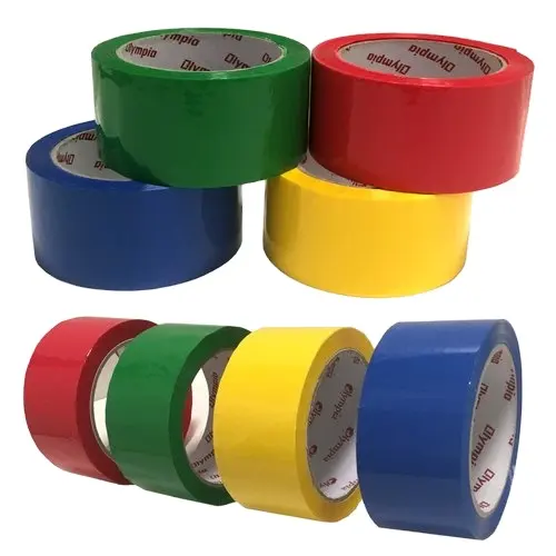 Usine de Dubaï BOPP / OPP acrylique collant auto-adhésif emballage à froid couleur carton ruban d'étanchéité Jumo rouleau imprimé prix bon marché