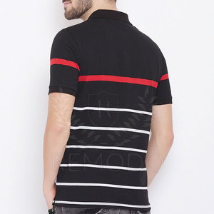 Concevez votre propre t-shirt à manches courtes pour homme en polyester/coton tricoté, respirant et écologique - Product Image 2
