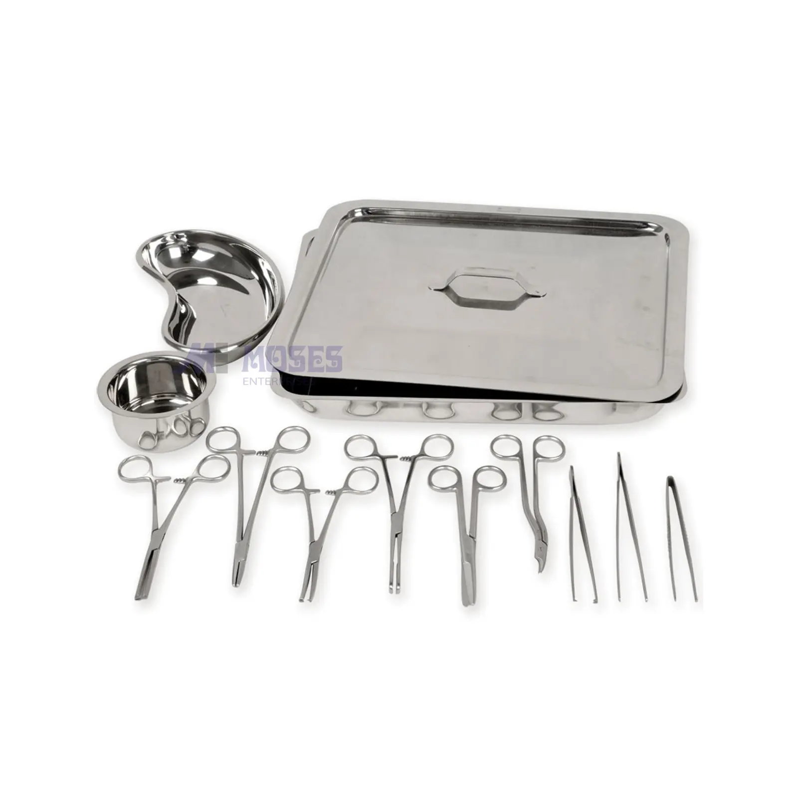 Instrumentos de peluquería quirúrgica para Hospital, kit de sutura para secar, herramientas para estudiantes de medicina