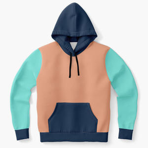 Sweat à capuche de travail en coton, panneau supérieur, mode côtelé, manches/fond, coupe-vent pour la vente - Product Image 1