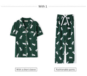 Wholesale Factory Sleepwear 7pcs Pj <b>Set</b> Silk <b>Satin</b> Two Piece <b>Pyjamas</b> Loungewear Winter Women Pajamas - Product Image 5