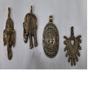 Pendentifs en laiton en forme d'animaux personnalisés, fait à la main, disponible dans des modèles ethniques indiens et vintage, adaptés aux créateur de bijoux, 50 pièces - Product Image 5