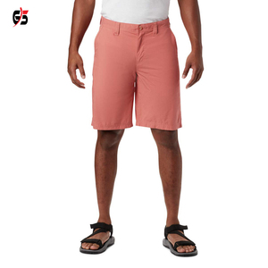 กางเกงขาสั้นลำลองสำหรับผู้ชายผ้าฟลีซคอตตอน100% พิมพ์โลโก้แบรนด์ตามสั่งปักลายคุณภาพระดับพรีเมียมสำหรับยิมวิ่งสินค้า OEM - Product Image 1