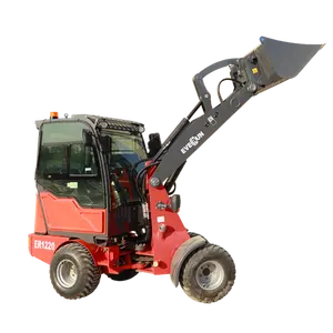 Good quality EVERUN ER1220 1200kgs EPA 4 china made construction equipment new garden frontend small farming wheel loader