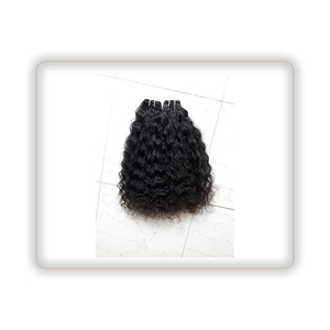 Extensiones de cabello humano virgen Remy brasileño más vendidas, extensiones a granel de trama única fabricadas en India - Product Image 1