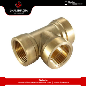 Brass Tee Male Fitting in Various Pipe Sizes 10mm 12mm 14mm 30mm 50mm High Precision Cast <b>Technics</b> Industrial Grade - Product Image 4